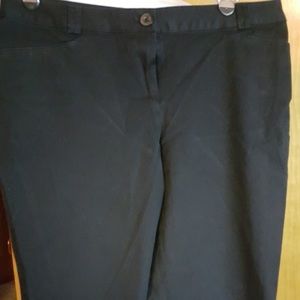 Black Cotton Dress Pants from Lane Bryant